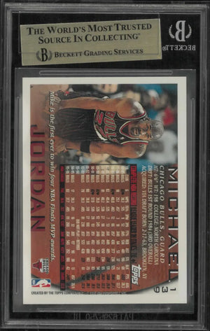 1996-97 Topps Basketball Michael Jordan BGS 9.5 