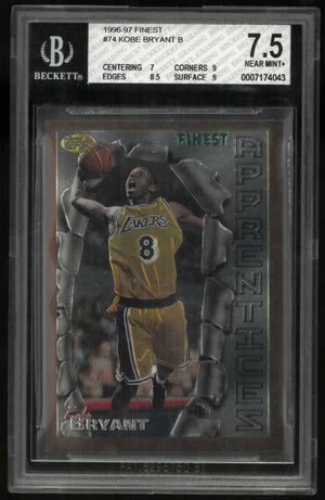 1996-97 Topps Finest Kobe Bryant BGS 7.5 