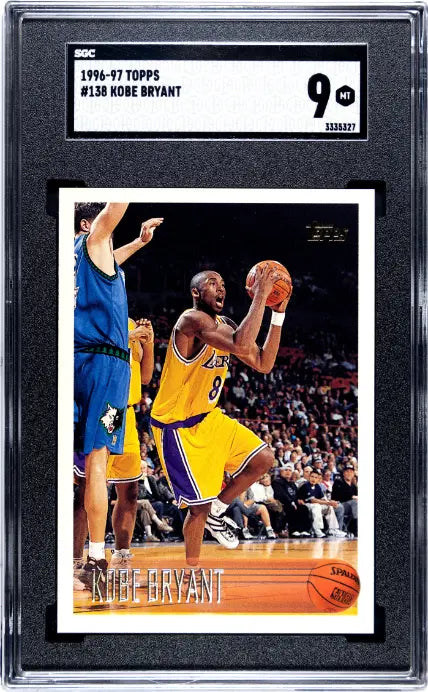 1996-97 Topps Rookie Kobe Bryant RC SGC 9 