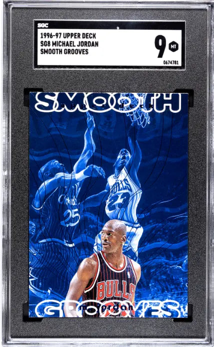 1996-97 Upper Deck Basketball Michael Jordan Smooth Grooves SGC 9 