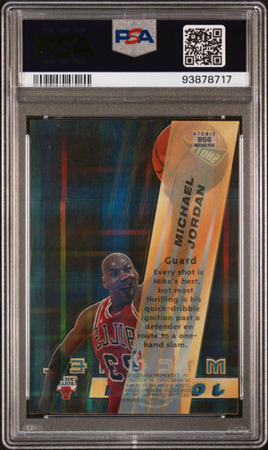 1996 Bowman's Best Best Shots Michael Jordan #BS6 Atomic Refractor PSA 10 