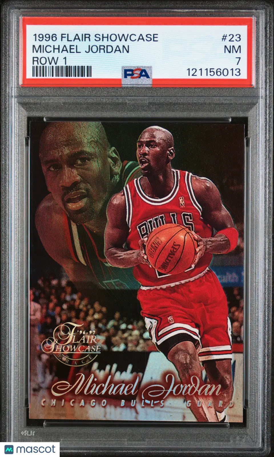 1996 Flair Showcase Michael Jordan  Row 1 PSA 7 