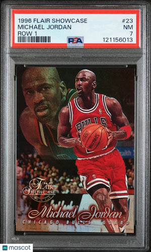 1996 Flair Showcase Michael Jordan  Row 1 PSA 7 