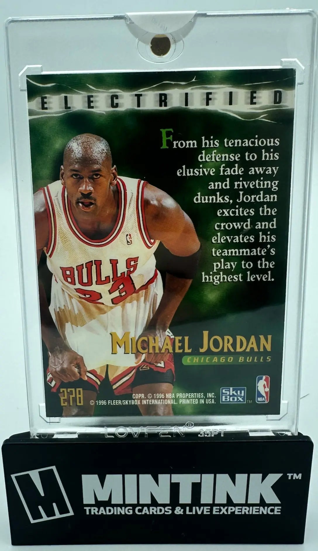 1996 Fleer SkyBox Michael Jordan Electrified 