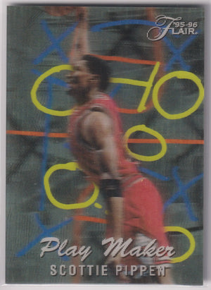 1996 Fleer Skybox Play Maker Scottie Pippen 