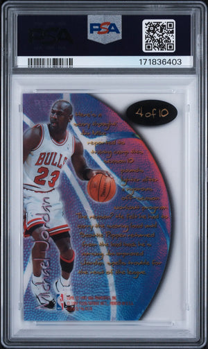 1996 Fleer Total O Michael Jordan PSA 10 