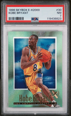 1996 Skybox E-X2000 Kobe Bryant RC Rookie #30 PSA 7 