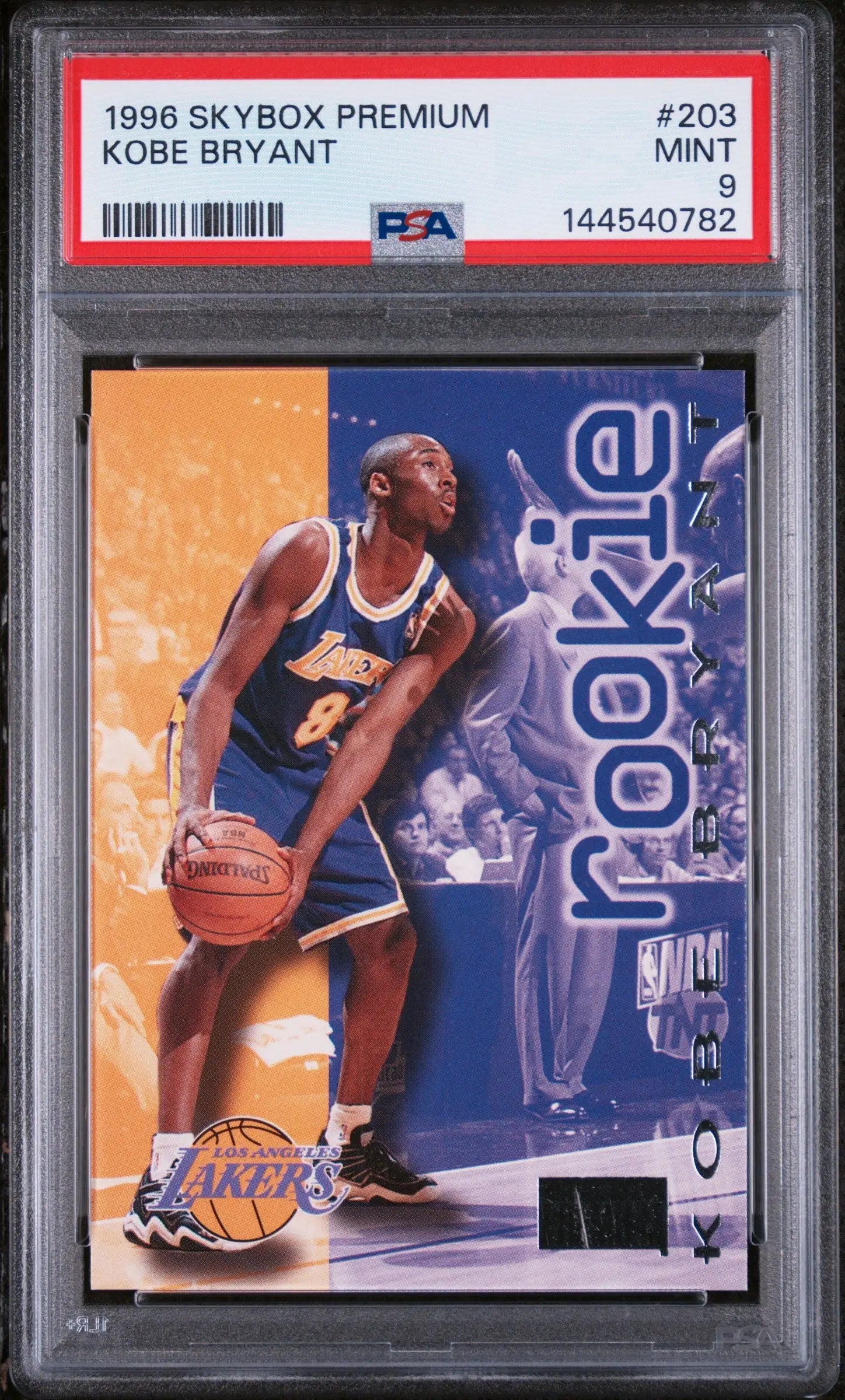 1996 Skybox Premium Rookie Kobe Bryant #203 PSA 9 