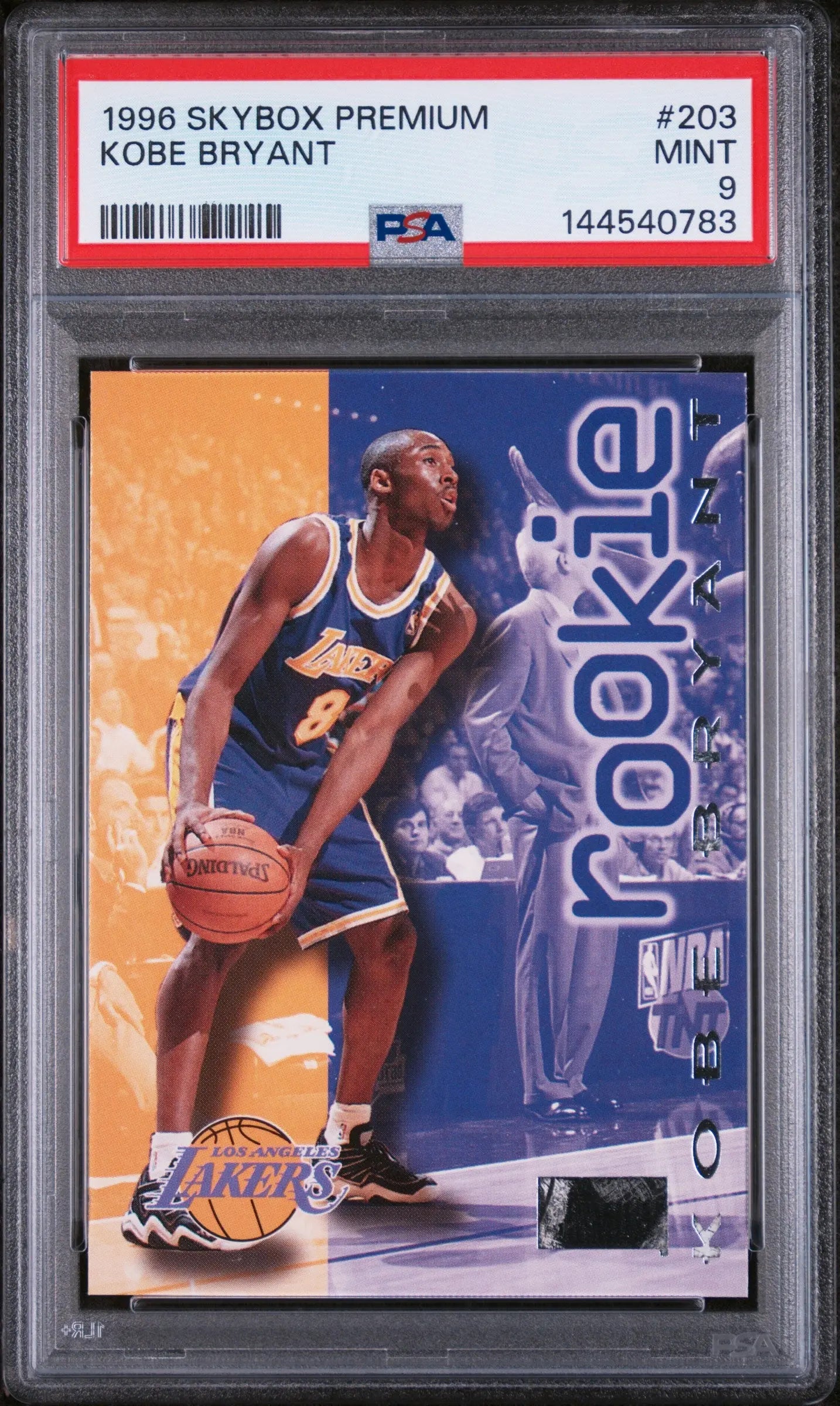 1996 Skybox Premium Rookie Kobe Bryant #203 PSA 9 