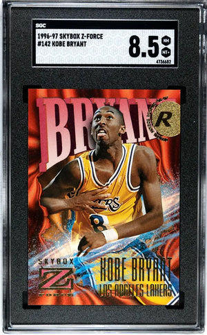 1996 Skybox Z-Force Kobe Bryant RC Rookie #142 SGC 8.5 