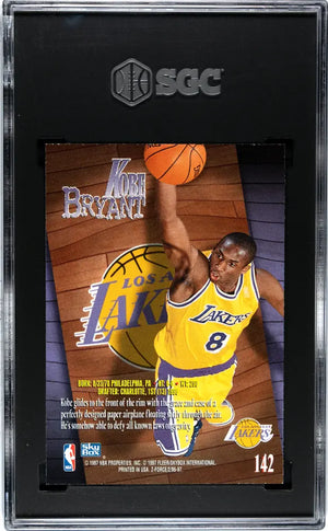 1996 Skybox Z-Force Kobe Bryant RC Rookie #142 SGC 8.5 