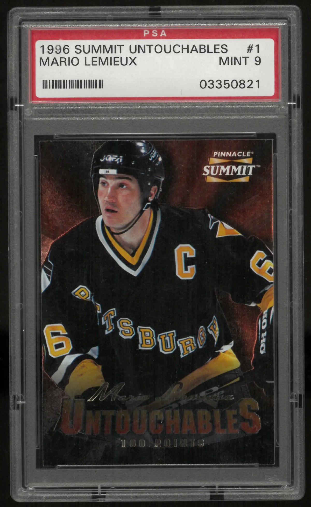 1996 Summit Untouchables Mario Lemieux PSA 9 