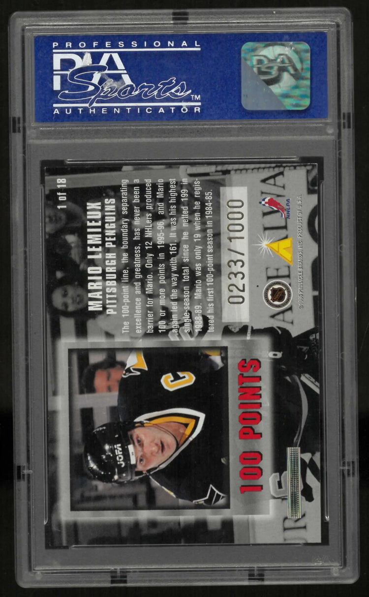 1996 Summit Untouchables Mario Lemieux PSA 9 