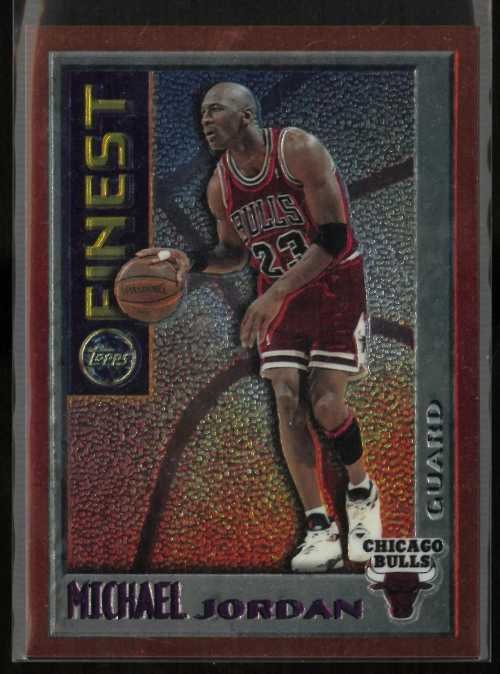 1996 Topps Finest Michael Jordan Orange 