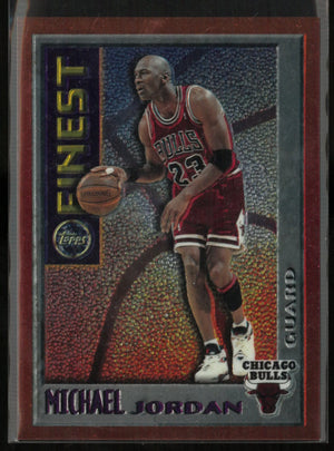 1996 Topps Finest Michael Jordan Orange 