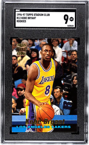 1996 Topps Stadium Club Rookies Kobe Bryant RC SGC 9 