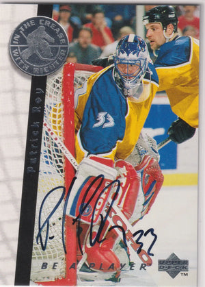 1996 Upper Deck Be A Player Autograph Patrick Roy Auto 