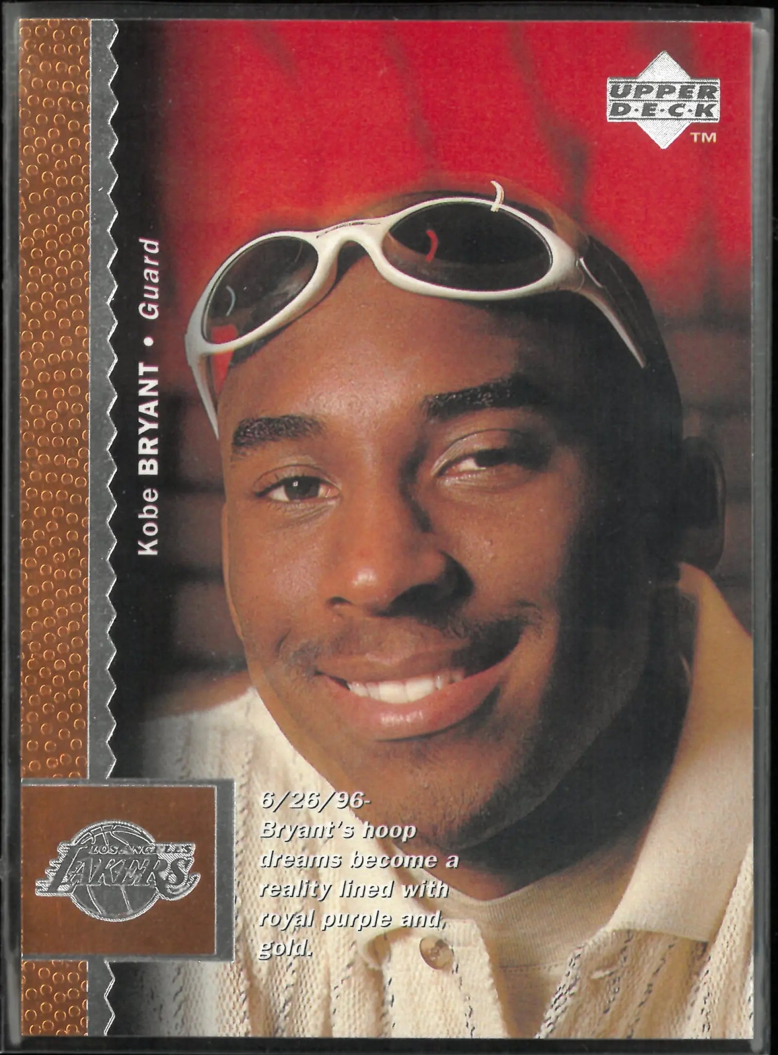 1996 Upper Deck Kobe Bryant 