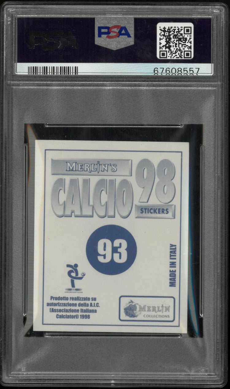 1997-1998 Merlin's Calcio 98 Stickers Andrea Pirlo #93 PSA 8 