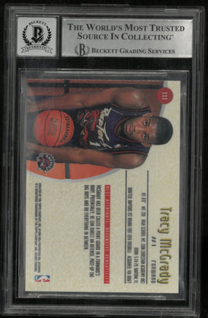 1997-98 Bowman's Best Basketball Tracy McGrady In Person Auto BGS Authentic 