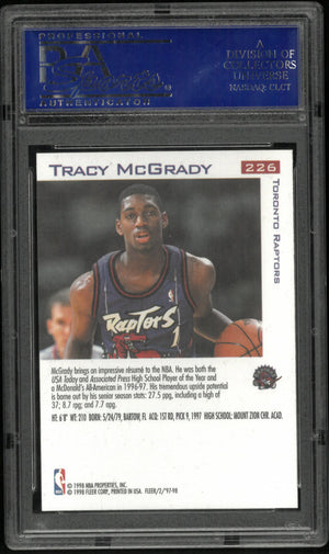 1997-98 Fleer Rookie Tracy McGrady RC PSA 9 