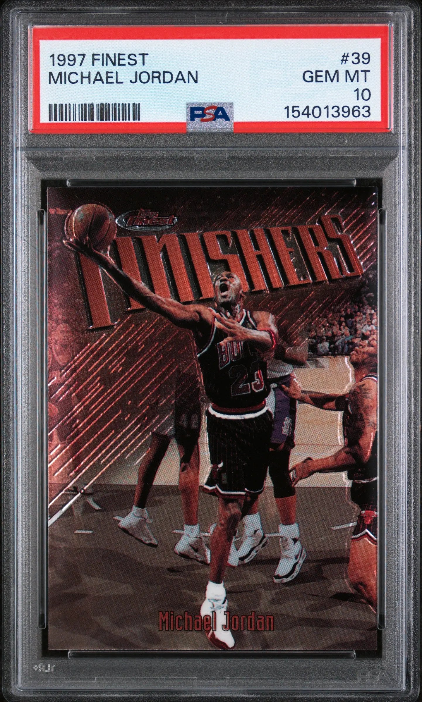 1997 Finest Michael Jordan PSA 10 
