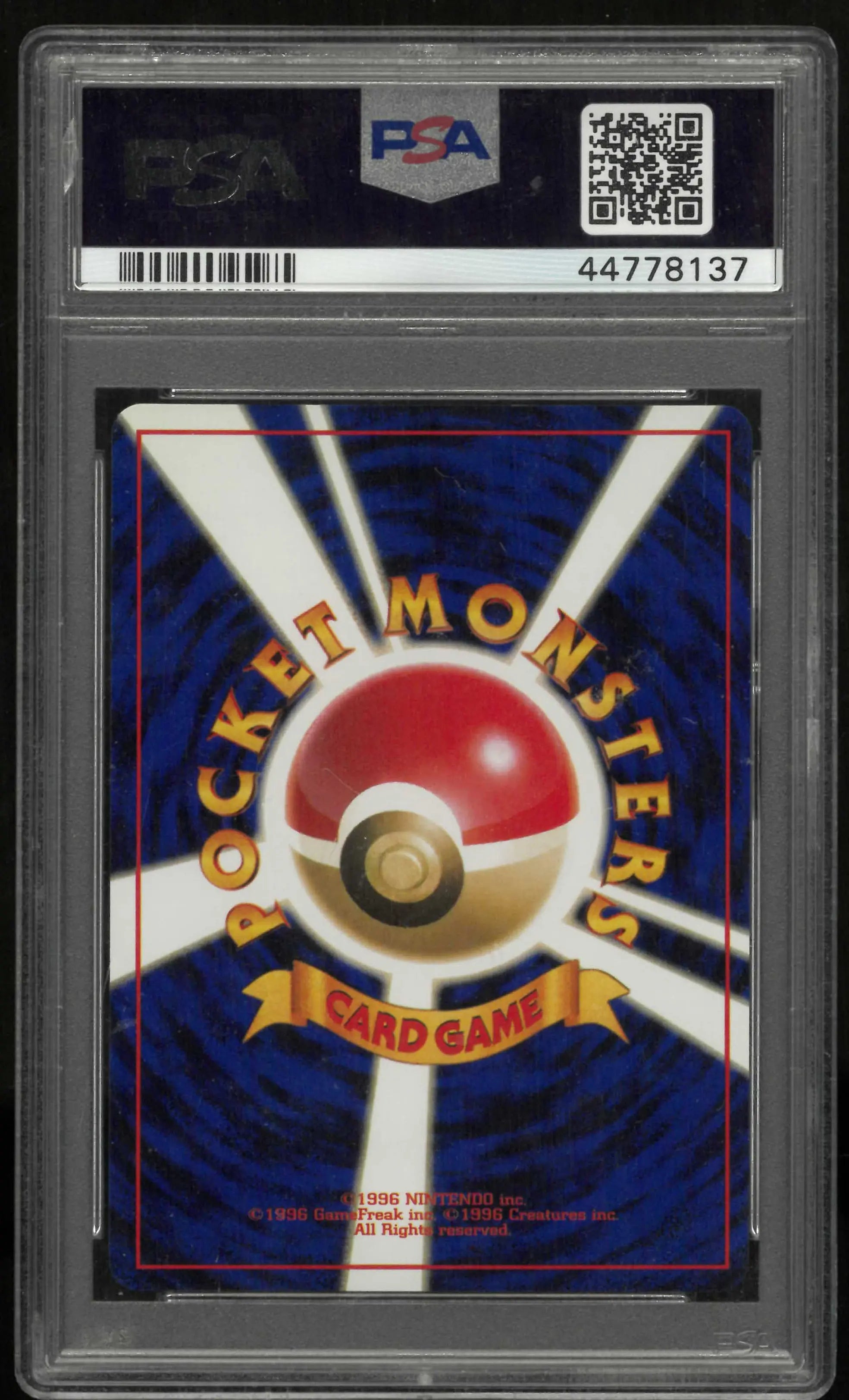 1997 Pokemon Japanese Jungle Pinsir-Holo 127 PSA 9 
