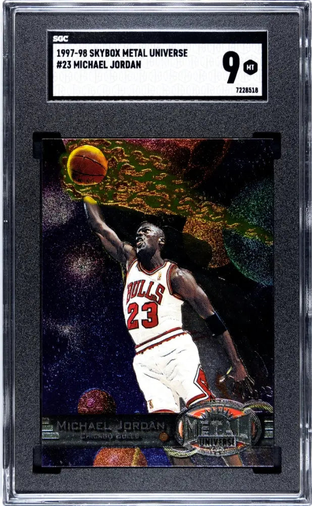 1997 Skybox Metal Universe Michael Jordan SGC 9 