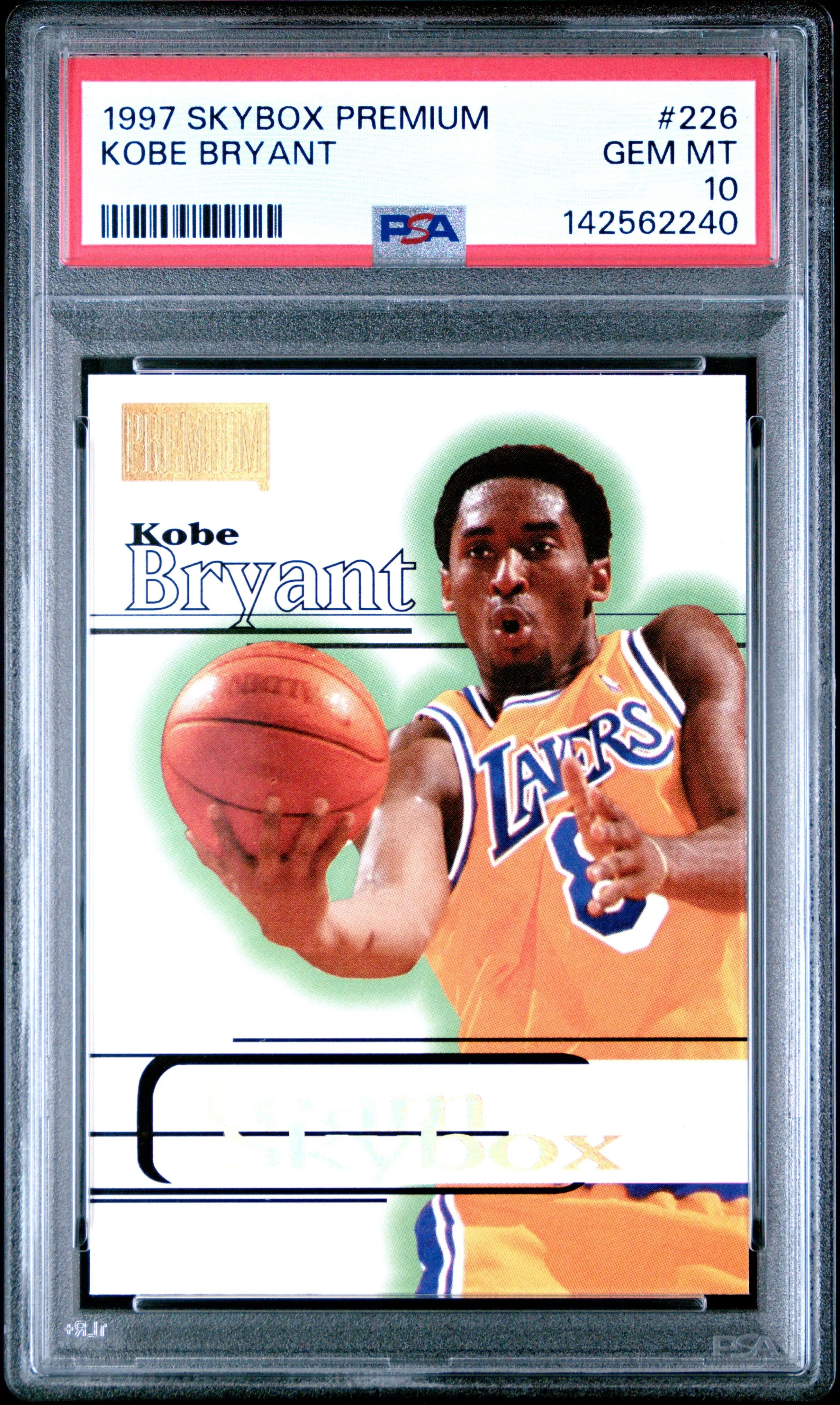 1997 Skybox Premium Kobe Bryant PSA 10 