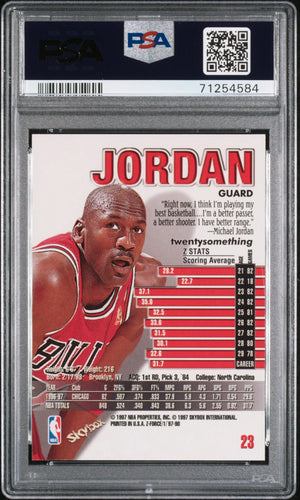 1997 Skybox Z-Force Michael Jordan PSA 9 