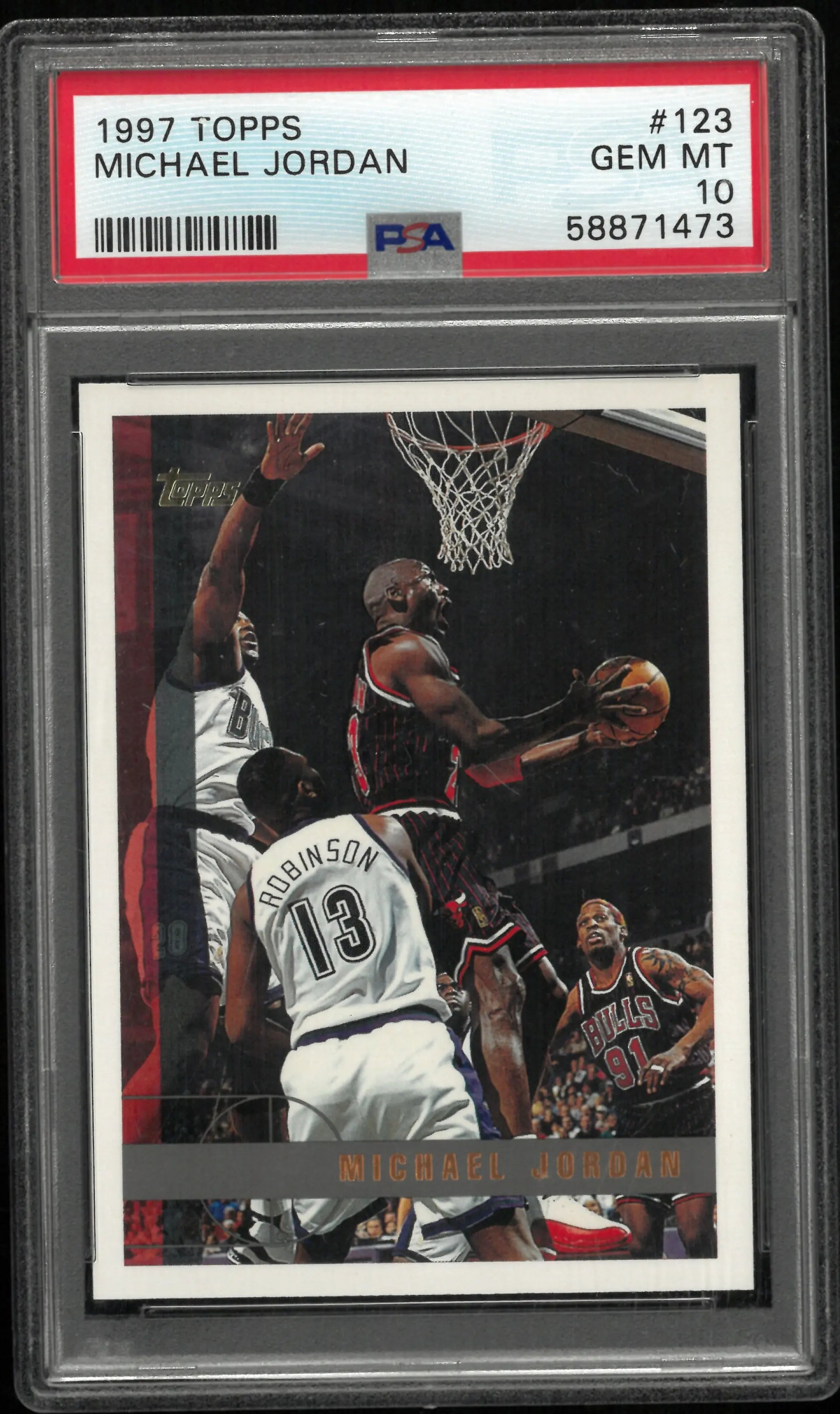 1997 Topps Basketball Michael Jordan PSA 10 