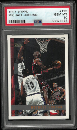1997 Topps Basketball Michael Jordan PSA 10 