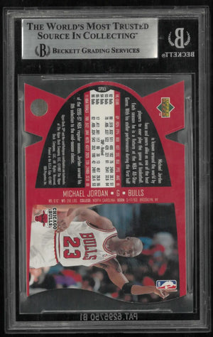1997 Upper Deck SPx Michael Jordan Die Cut Hologram BGS 8.5 