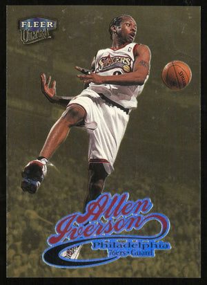 1998-99 Fleer Ultra Basketball Allen Iverson Gold Medallion Edition 