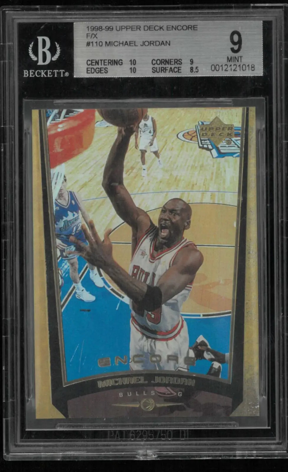 1998-99 Upper Deck Encore Michael Jordan FX /125 BGS 9 