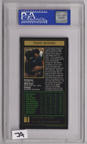 1998 Champions Of Golf Masters Collection Tiger Woods 1997 PSA 8 