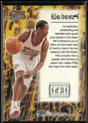 1998 Fleer Tradition Electrifying Allen Iverson 
