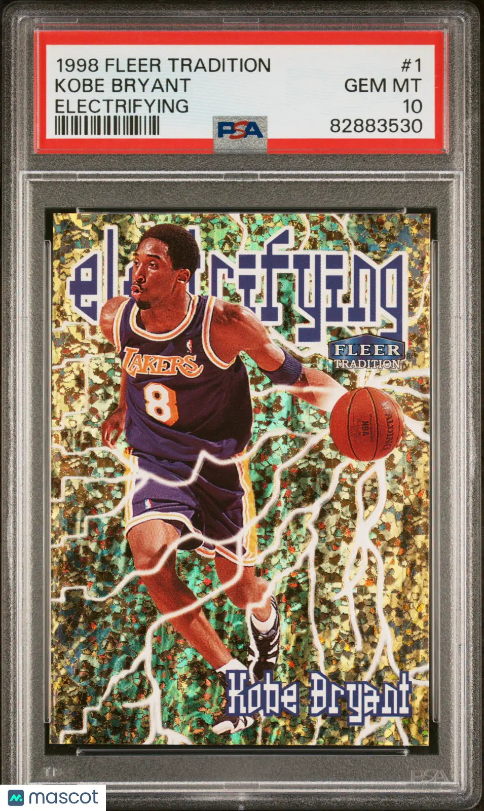 1998 Fleer Electrifying Kobe Bryant #1 【公式通販】
