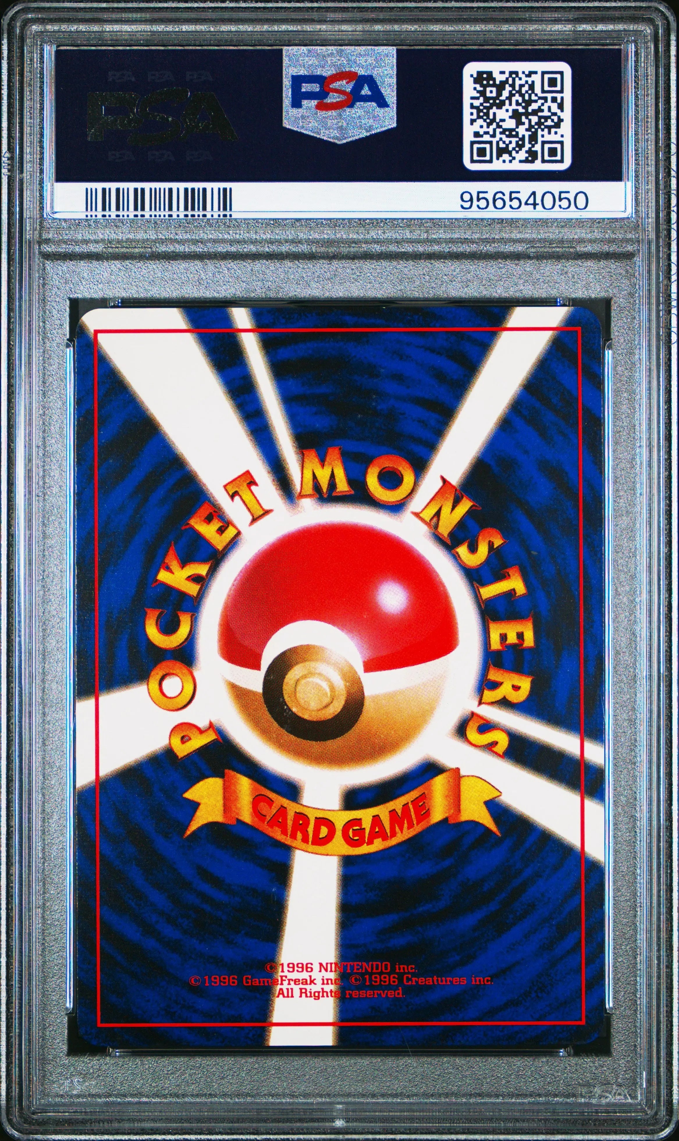 1998 Pokemon Japanese Promo Game Boy Dragonite Holo Japanese Game Boy Promo PSA9 