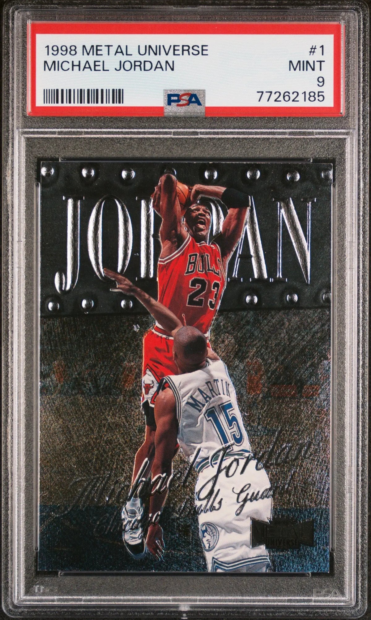 1998 Skybox Metal Universe Michael Jordan PSA 9 