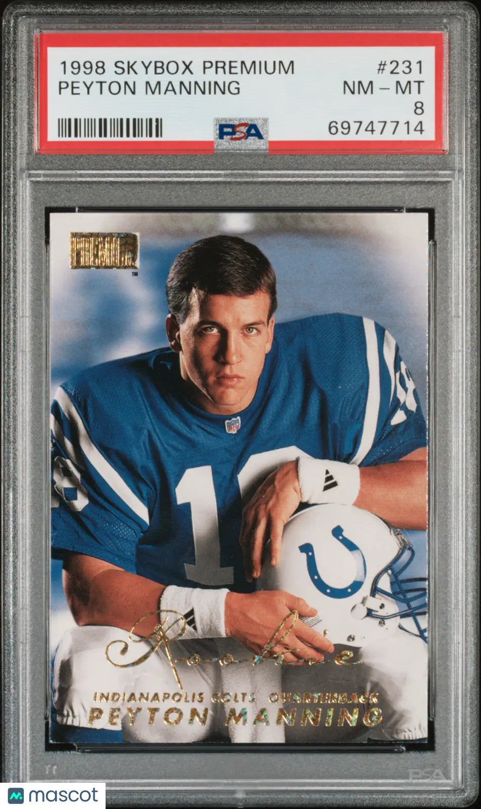 1998 Skybox Premium Peyton Manning #231 PSA 8 