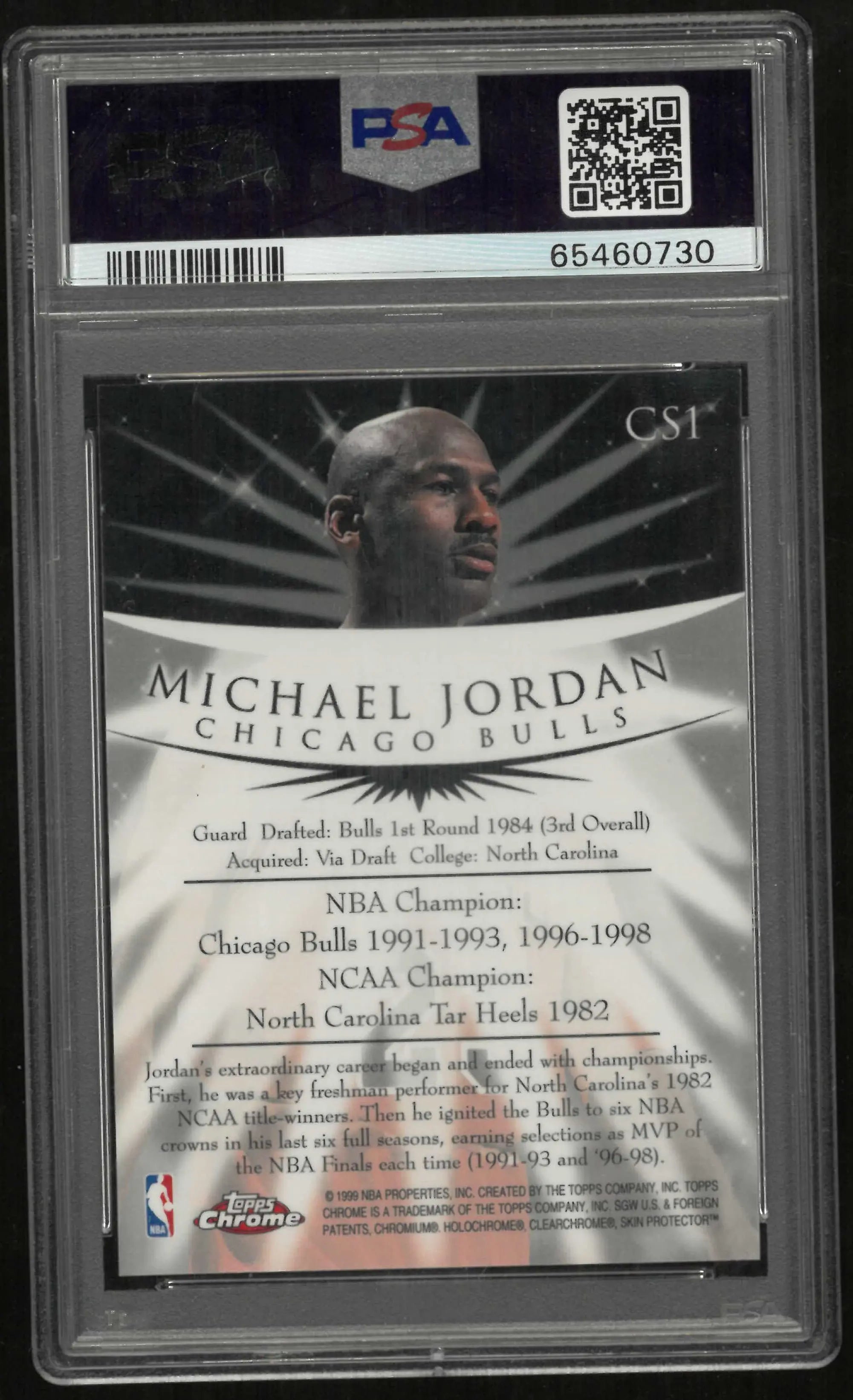 1998 Topps Chrome Champion Spirit Michael Jordan  PSA 10 