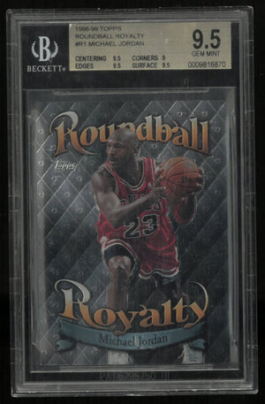 1998 Topps Roundball Royalty Michael Jordan BGS 9.5 
