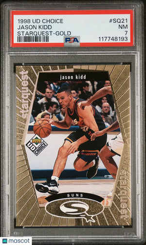 1998 Upper Deck Choice Starquest Jason Kidd Gold PSA 7 1/100 