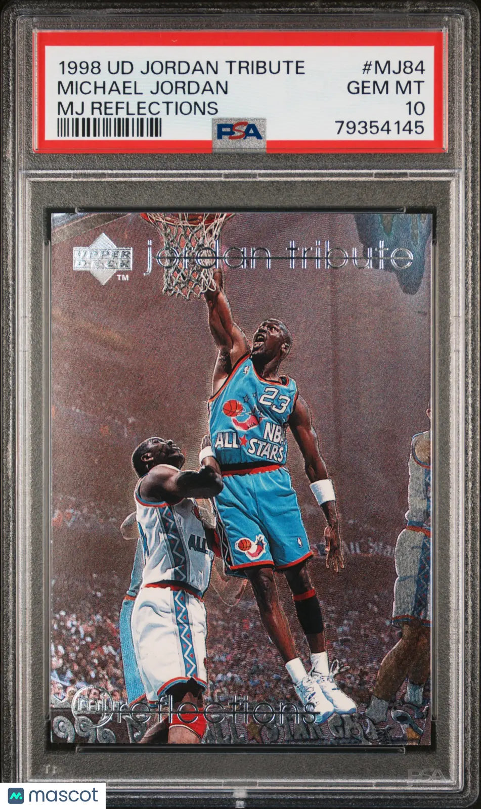 1998 Upper Deck Jordan Tribute Michael Jordan MJ Reflections PSA 10 