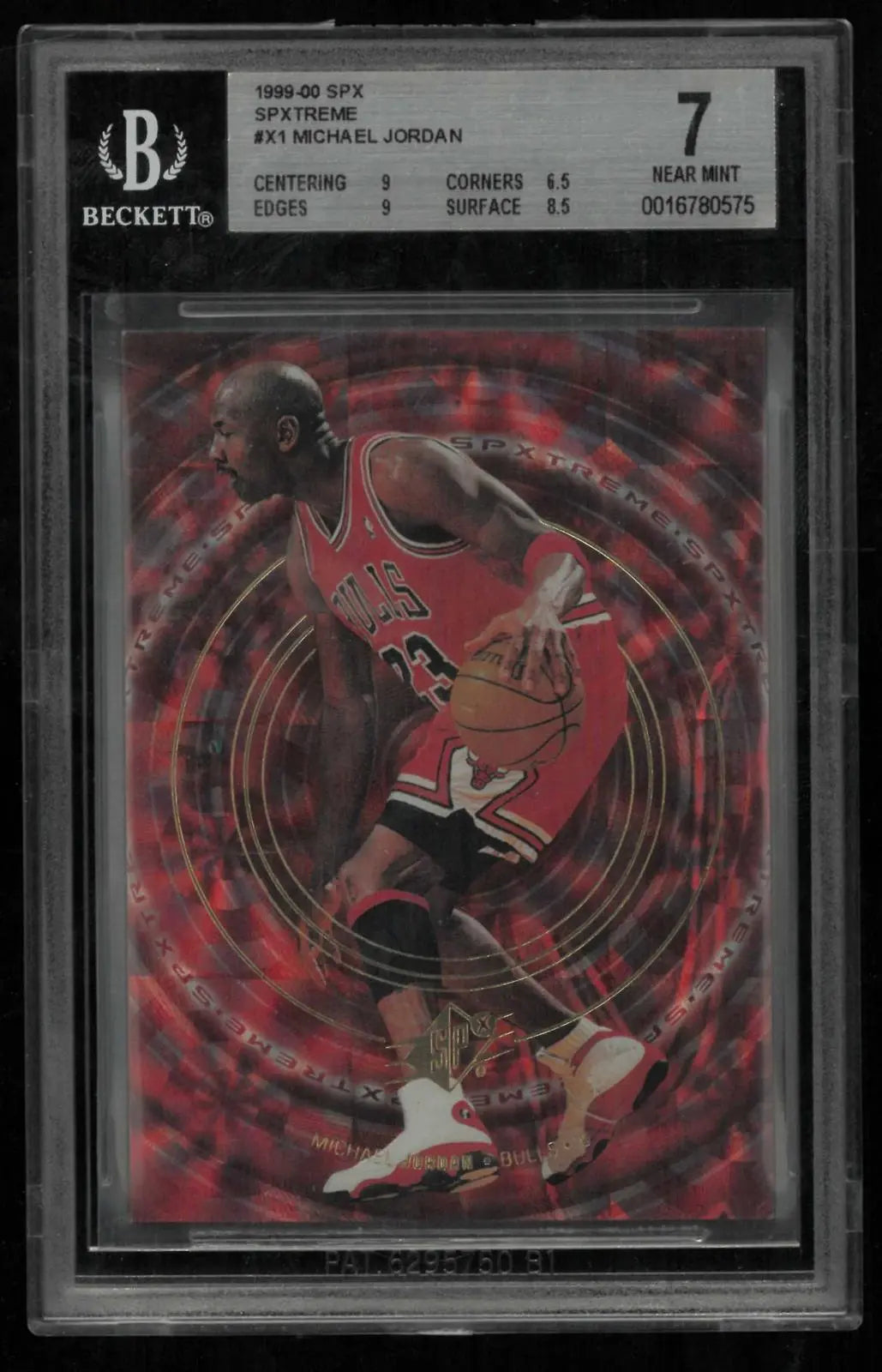 1999-00 Upper Deck SPx Michael Jordan SPxtreme BGS 7 
