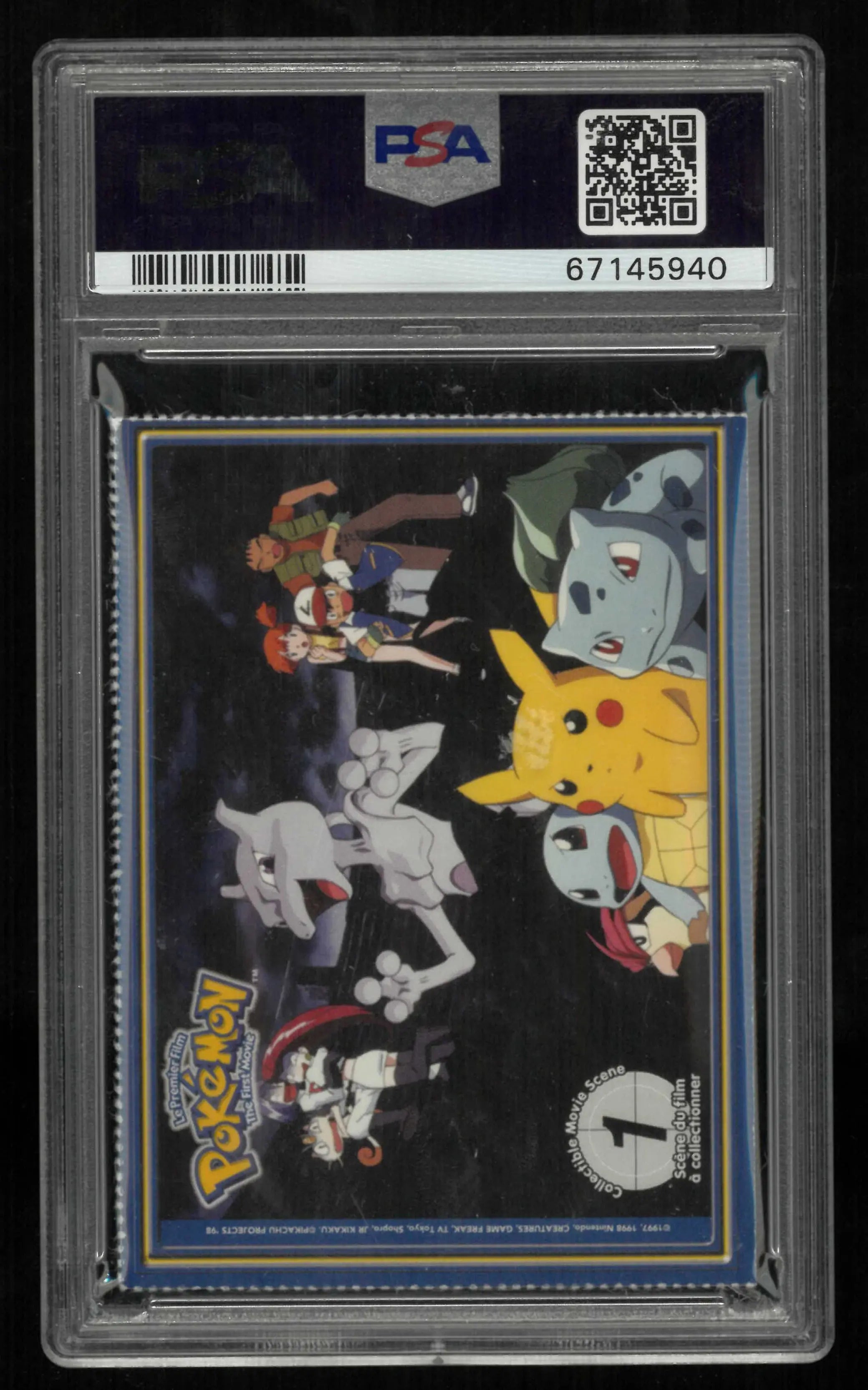 1999 Pokemon Burger King Charizard Perforated PSA 7 (B) 