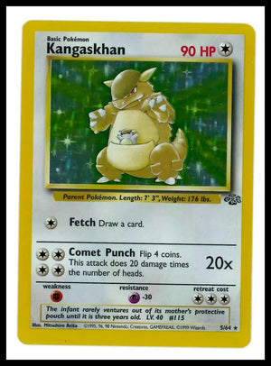 1999 Pokemon Jungle Kangaskhan 05/64 