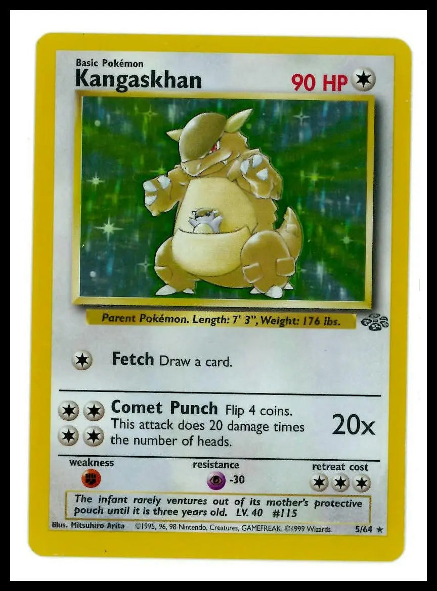 1999 Pokemon Jungle Kangaskhan 05/64 
