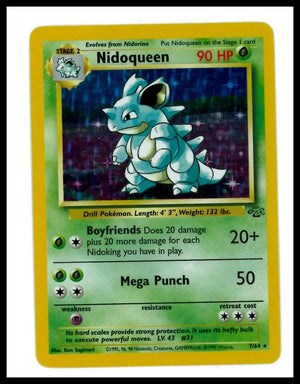 1999 Pokemon Jungle Nidoqueen 07/64 